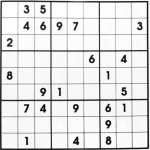 Sudoko Puzzle for Lange Report March 2018