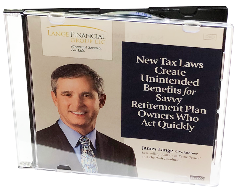 The New Trump Tax Laws Create Unintended Benefits for Savvy Retirement Owners Who Act Quickly DVD