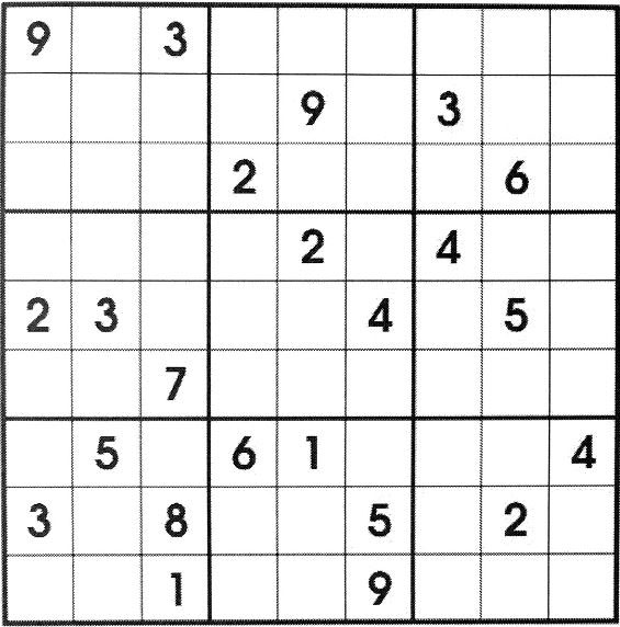 April Sudoku Puzzle for the Lange Report paytaxeslater.com