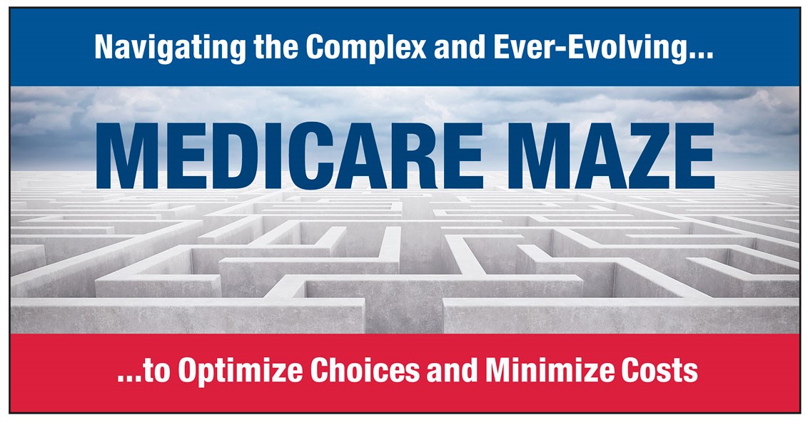 Medicare Maze Art showcasted in PayTaxesLater.com in the November 2019 Lange Report