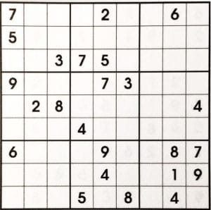 February 2020 Sudoku Puzzle for paytaxeslater.com Lange Report
