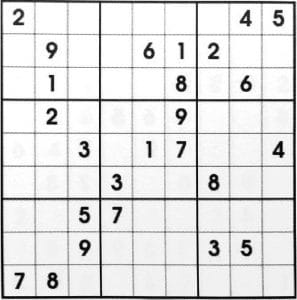 Sudoku Puzzle for September 2020 Lange Report on PayTaxesLater.com