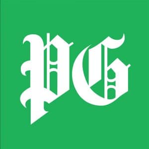 Pittsburgh Post Gazette logo used on paytaxeslater.com to promote Jim Lange appearances in news articles