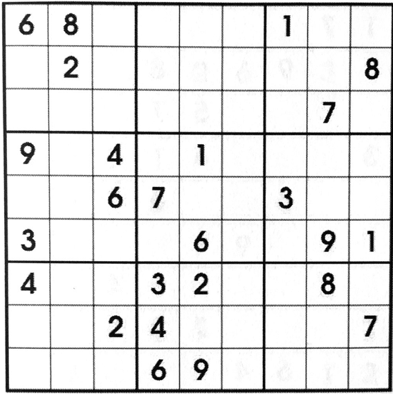 October 2021 Lange Report Sudoku Puzzle
