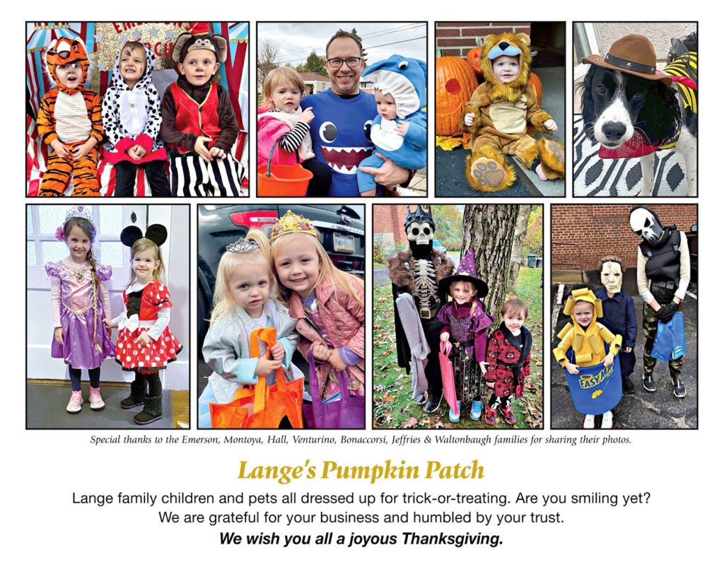 Lange's Pumpkin Patch featured in The November 2021 Lange Report
