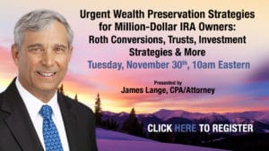 The first of four of Jim Lange's webinars for his final virtual event series of 2021! Go to paytaxeslater.com/webinars to register today!