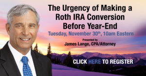 The first of four of Jim Lange's webinars for his final virtual event series of 2021! Go to paytaxeslater.com/webinars to register today!