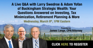 Image for CPA/Attorney Jim Lange's Live, Free Retirement Virtual Event series coming March 8th and 9th 2022. Go to https://paytaxeslater.com/webinars to register