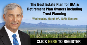 Image for CPA/Attorney James Lange's Free, Live, Retirement Virtual Event March 8th and 9th 2022. Go to https://paytaxeslater.com/webinars to register