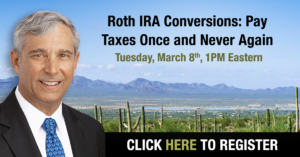 Free, Live Virtual Event retirement series held by CPA/Attorney James Lange March 8th and 9th 2022 go to https://paytaxeslater.com/webinars to register