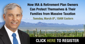 Image for Jim Lange's March 2022 Live, Free Retirement Virtual Event series March 8th and 9th 2022 go to https://paytaxeslater.com/webinars to register