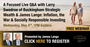 Virtual Event series of CPA/Attorney James Lange held May 3rd and 4th 2022. To register for Jim's FREE, LIVE virtual events go to https://paytaxeslater.com/webinars