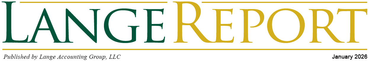 The Lange Report 2026 James Lange