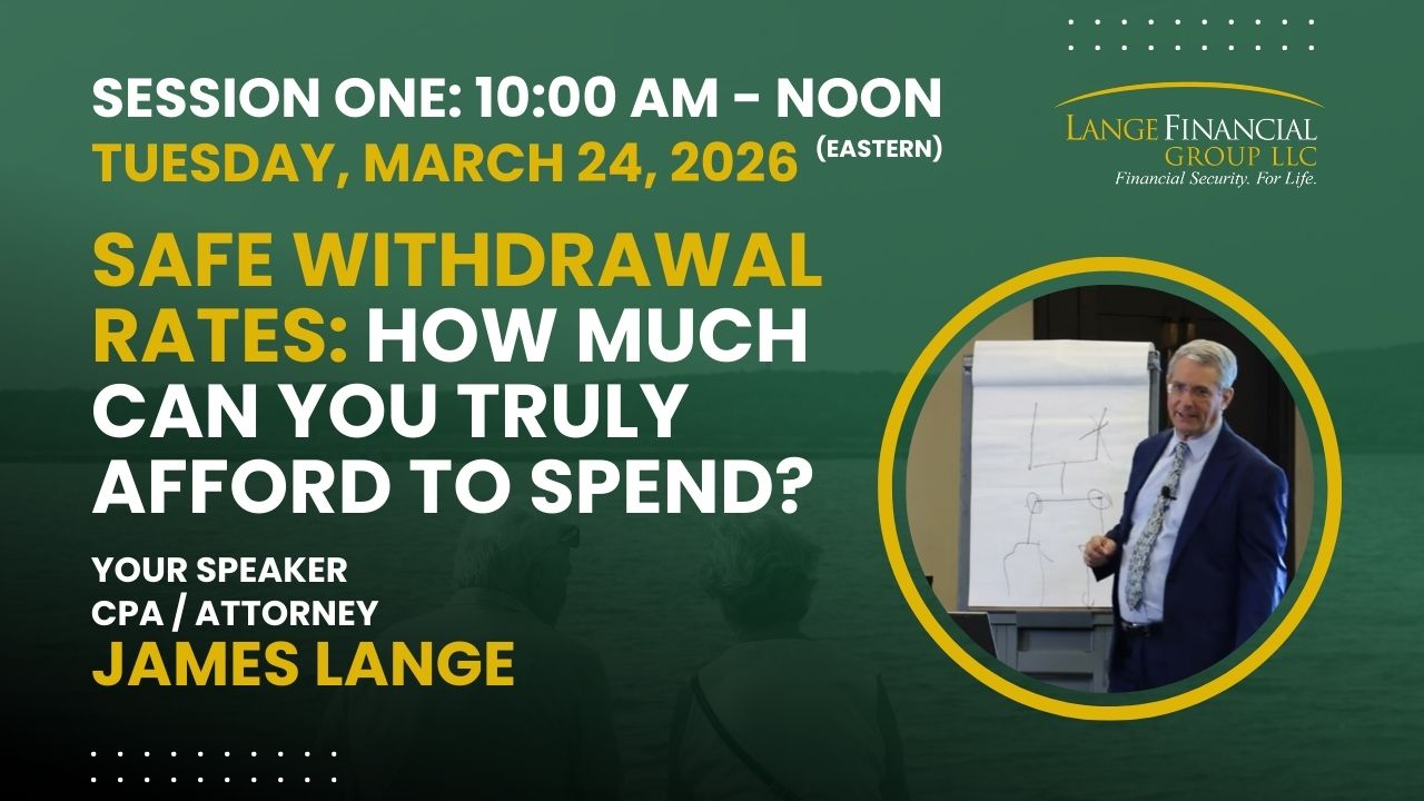 2026 Free Retirement & Tax Workshop - Roth Conversions After the OBBBA - New Opportunities and New Pitfalls - Pay Taxes Later with James Lange